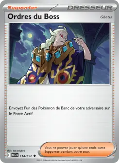 Ordres du Boss