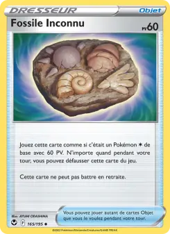 Fossile Inconnu