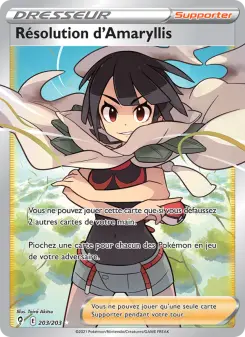 Résolution d'Amaryllis